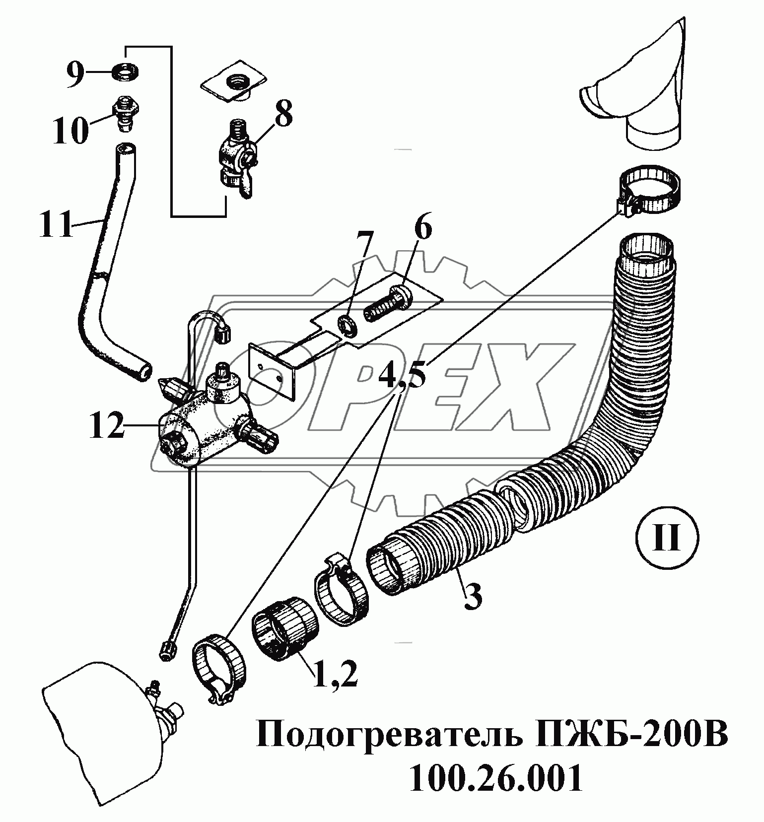 Подогреватель ПЖБ-200В 100.26.001 (3)