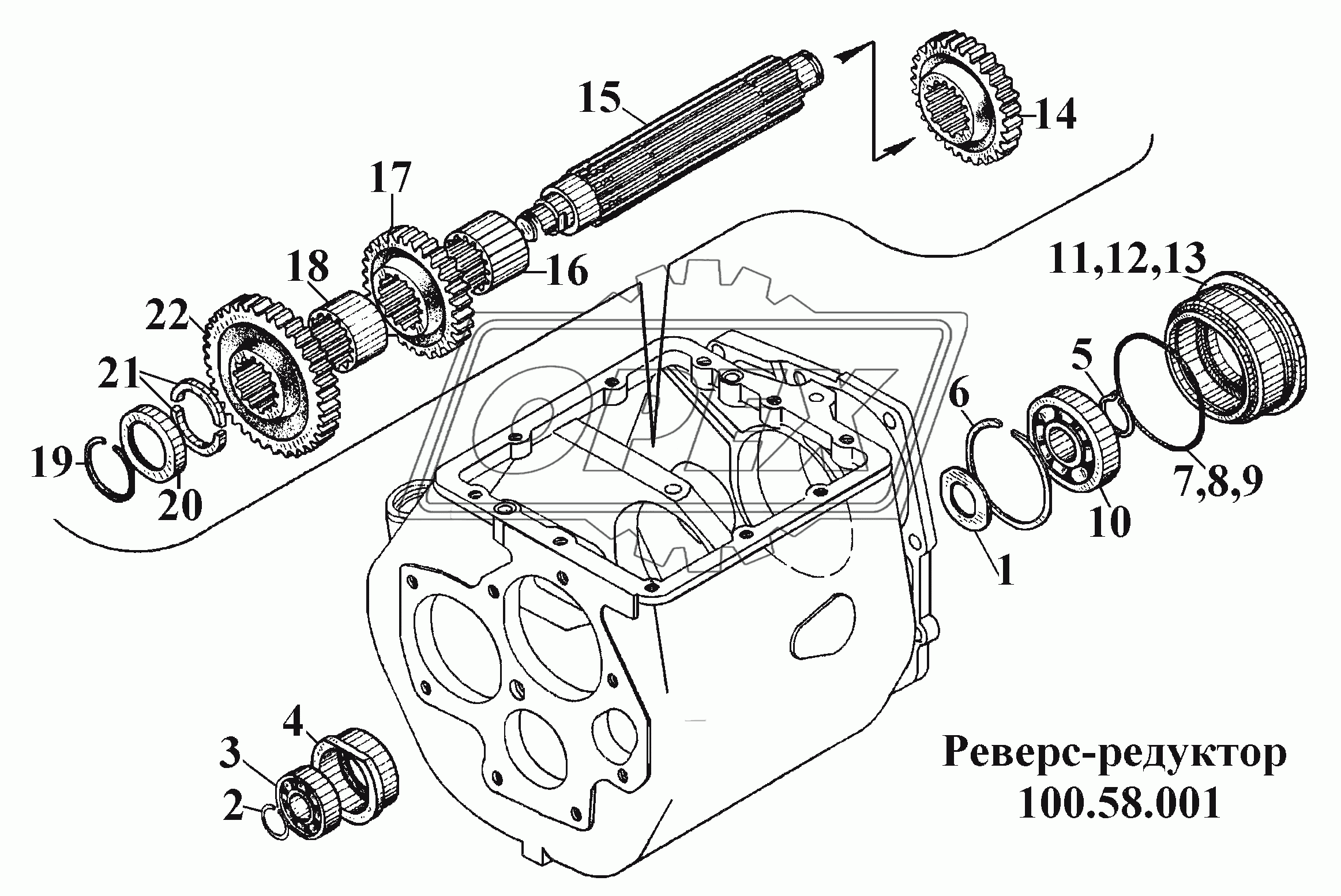 Реверс-редуктор 100.58.001 (3)