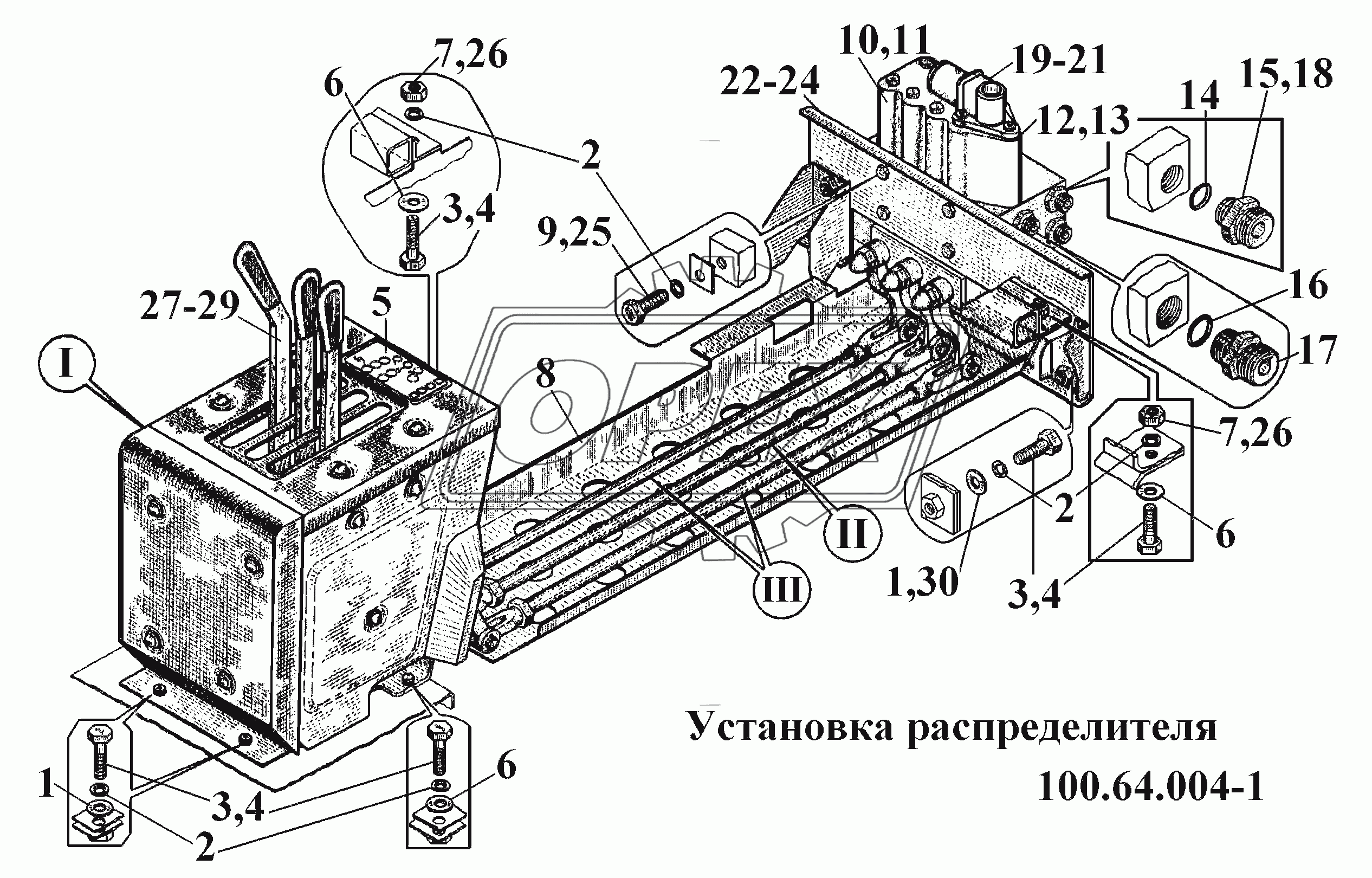 Установка распределителя 100.64.004-1 (1)