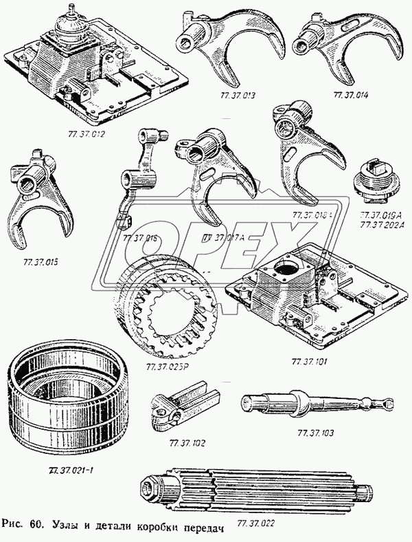 Узлы и детали коробки передач