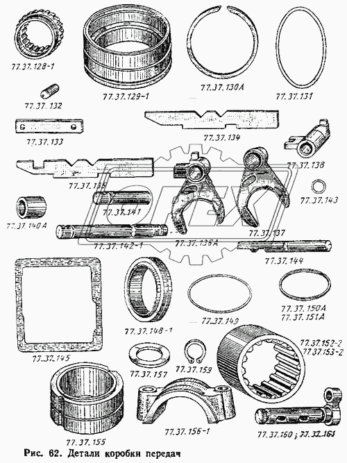 Детали коробки передач 2