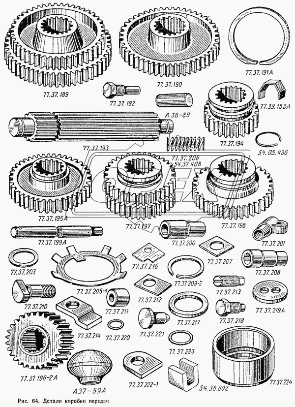 Детали коробки передач 4