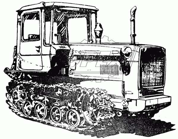 Общий вид трактора ДТ-75МВ