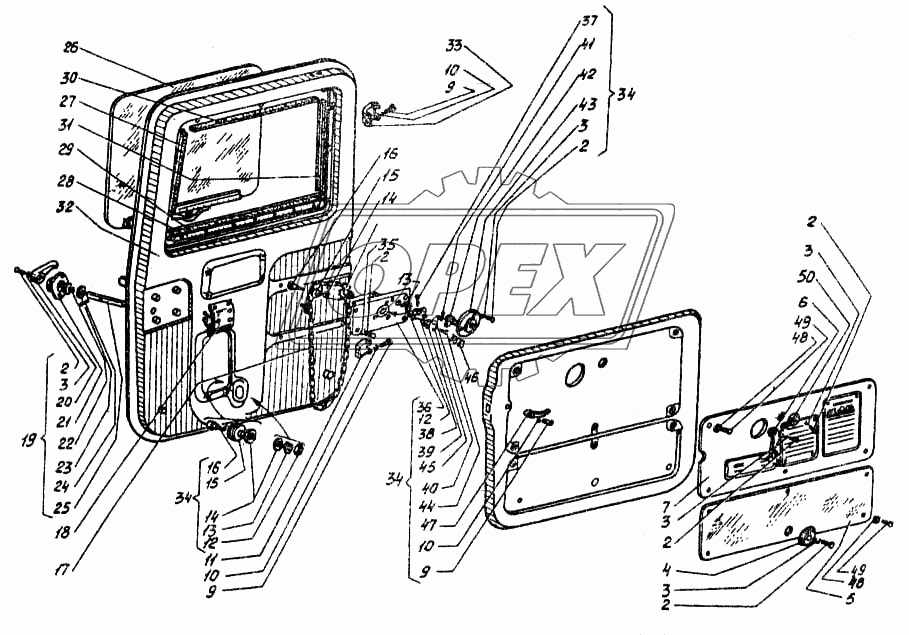 Дверь кабины