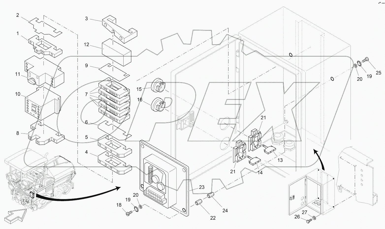  HEATING BOX:CONTROL UNIT