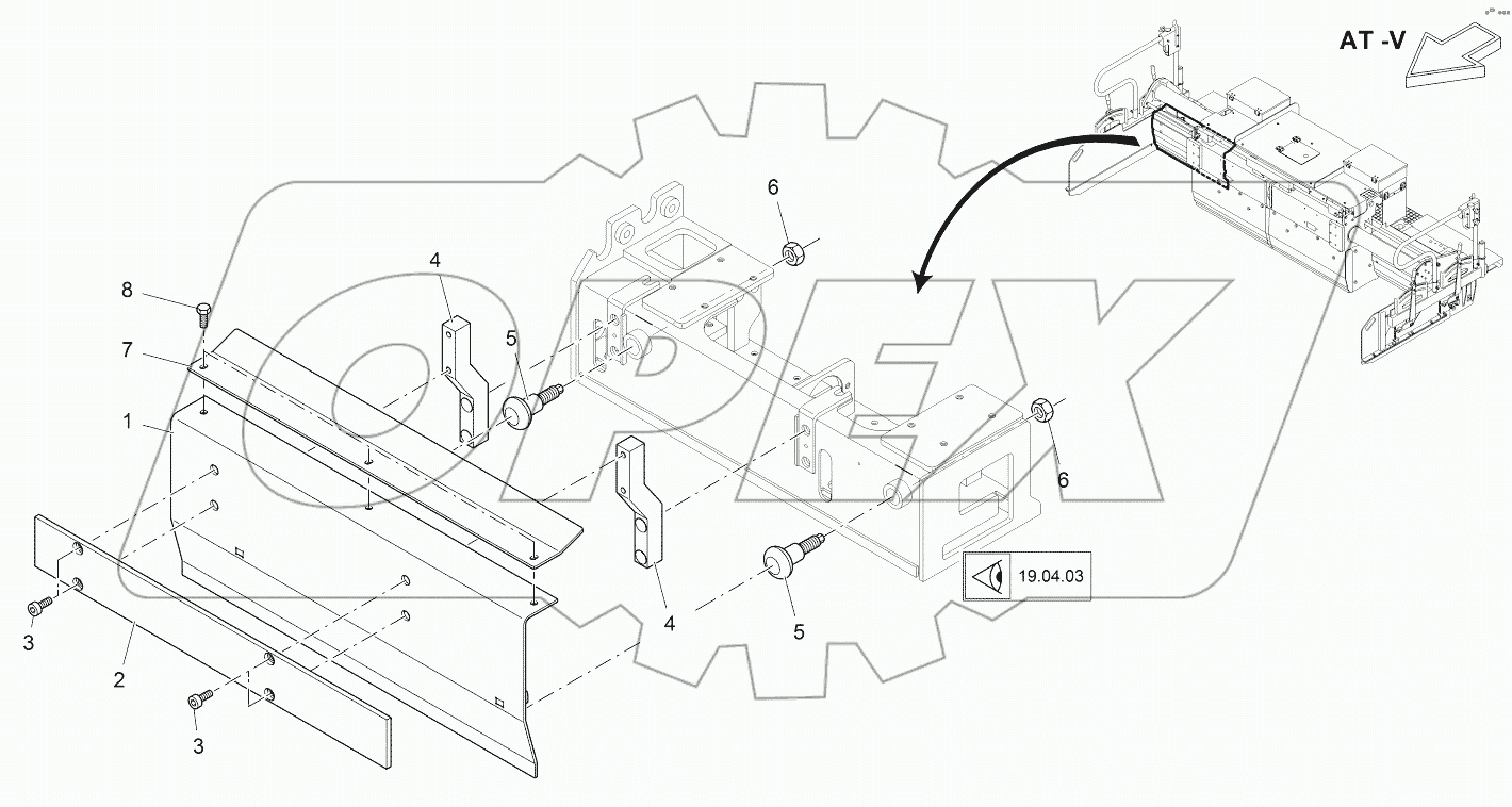  TAMPER SHIELD, EXT. UNIT RIGHT