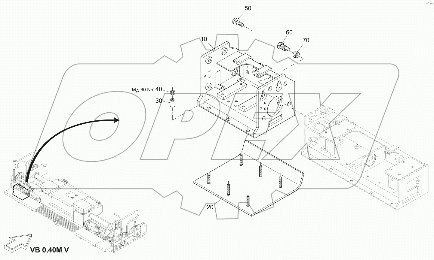  FRAME: VB 0,40M, LEFT SIDE
