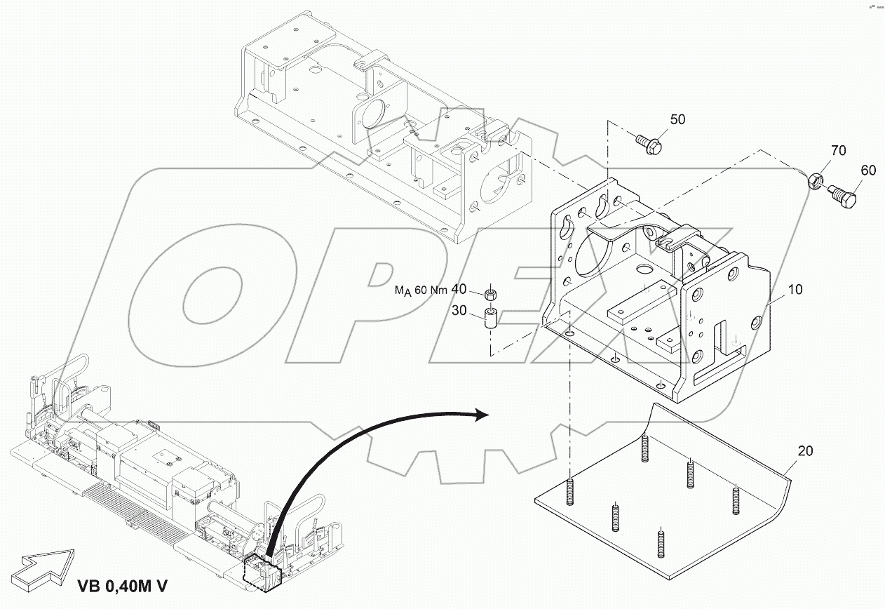  FRAME: VB 0,40M, RIGHT SIDE