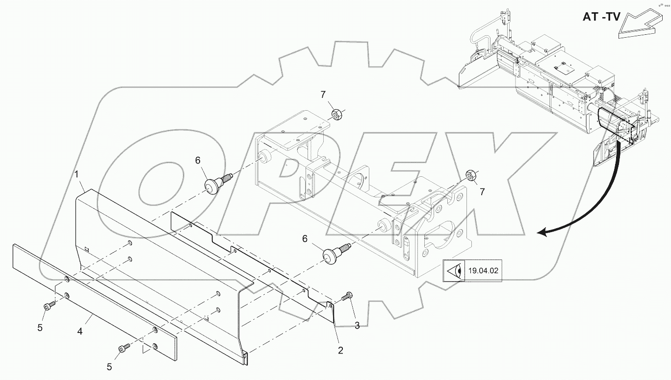  TAMPER SHIELD, EXT. UNIT LEFT