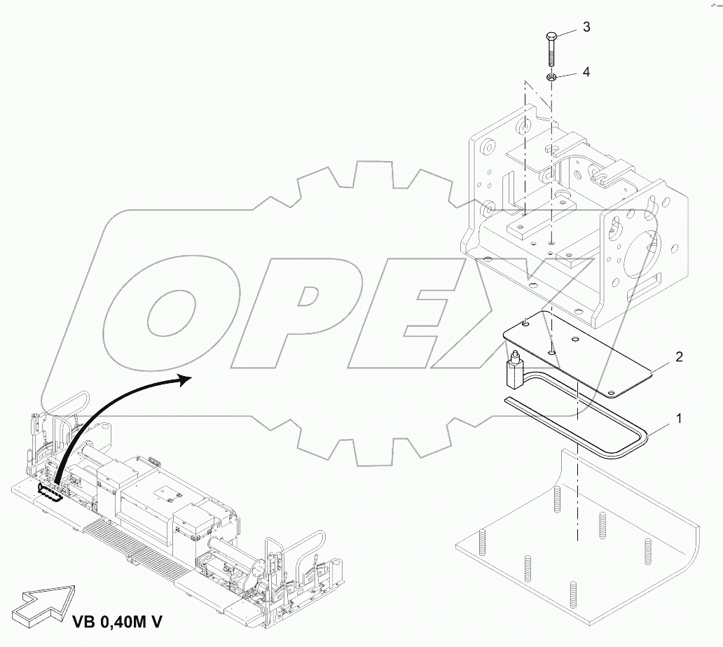  HEATING: SCREED PLATE, LEFT