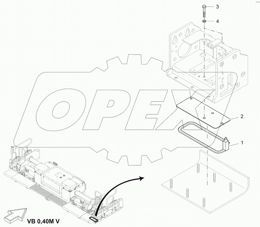  HEATING: SCREED PLATE, RIGHT