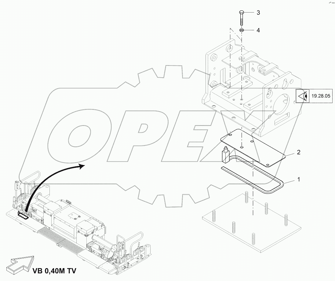  HEATING: SCREED PLATE, LEFT