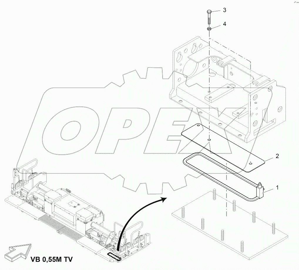 HEATING: SCREED PLATE, RIGHT