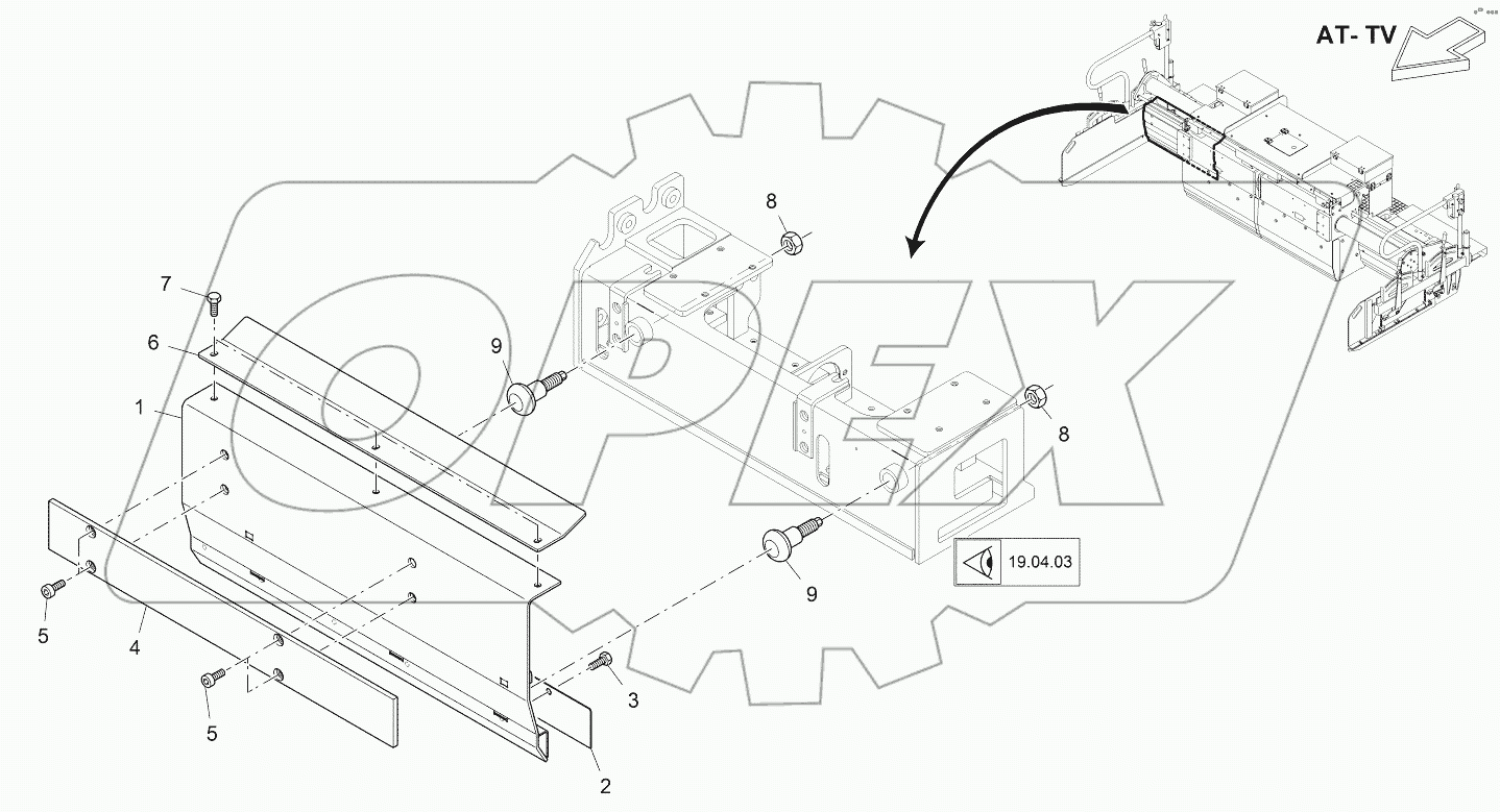  TAMPER SHIELD, EXT. UNIT RIGHT