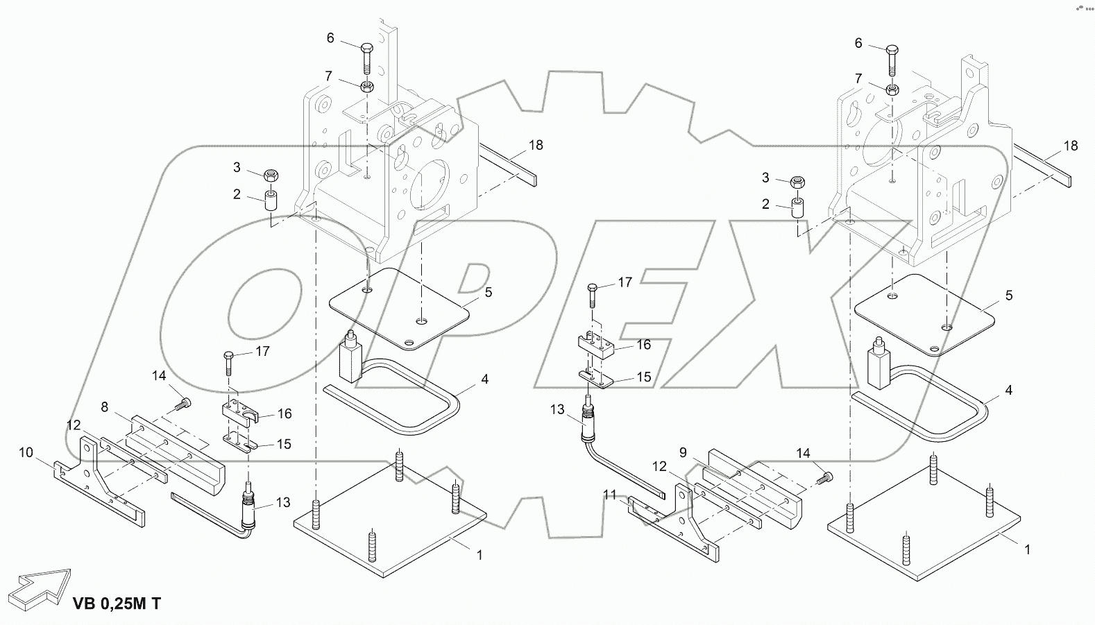  VSS_BOLT-ON EXTENSION 0,25M T