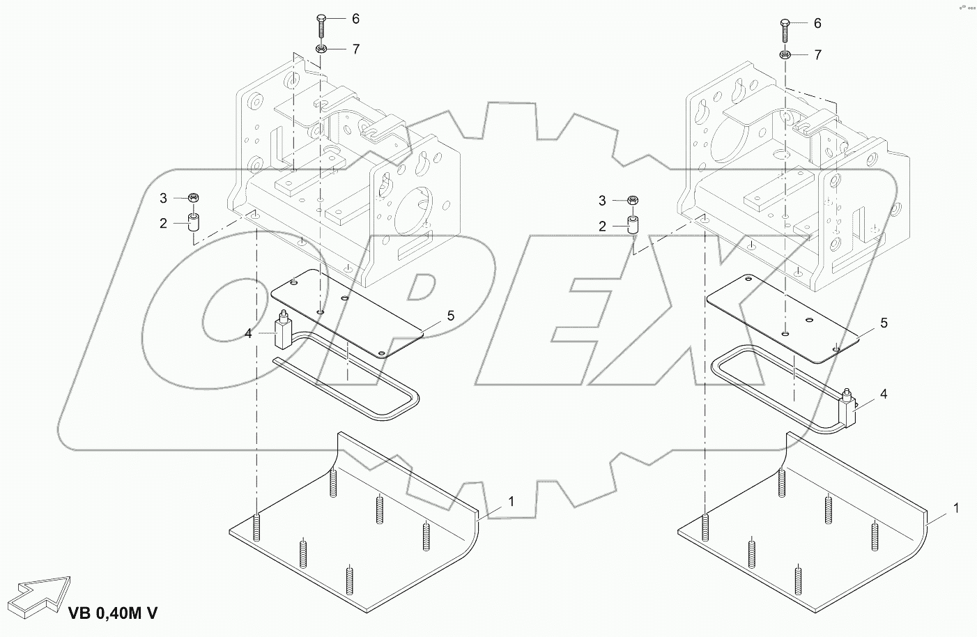  VSS_BOLT-ON EXTENSION 0,40M V