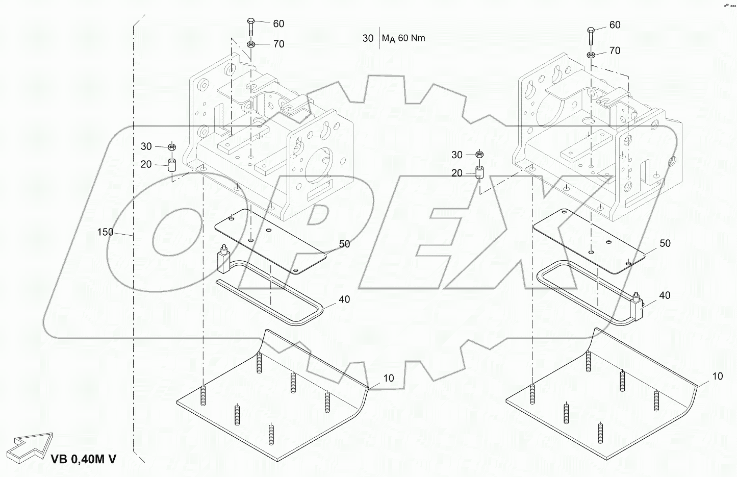  VSS_BOLT-ON EXTENSION 0,40M V