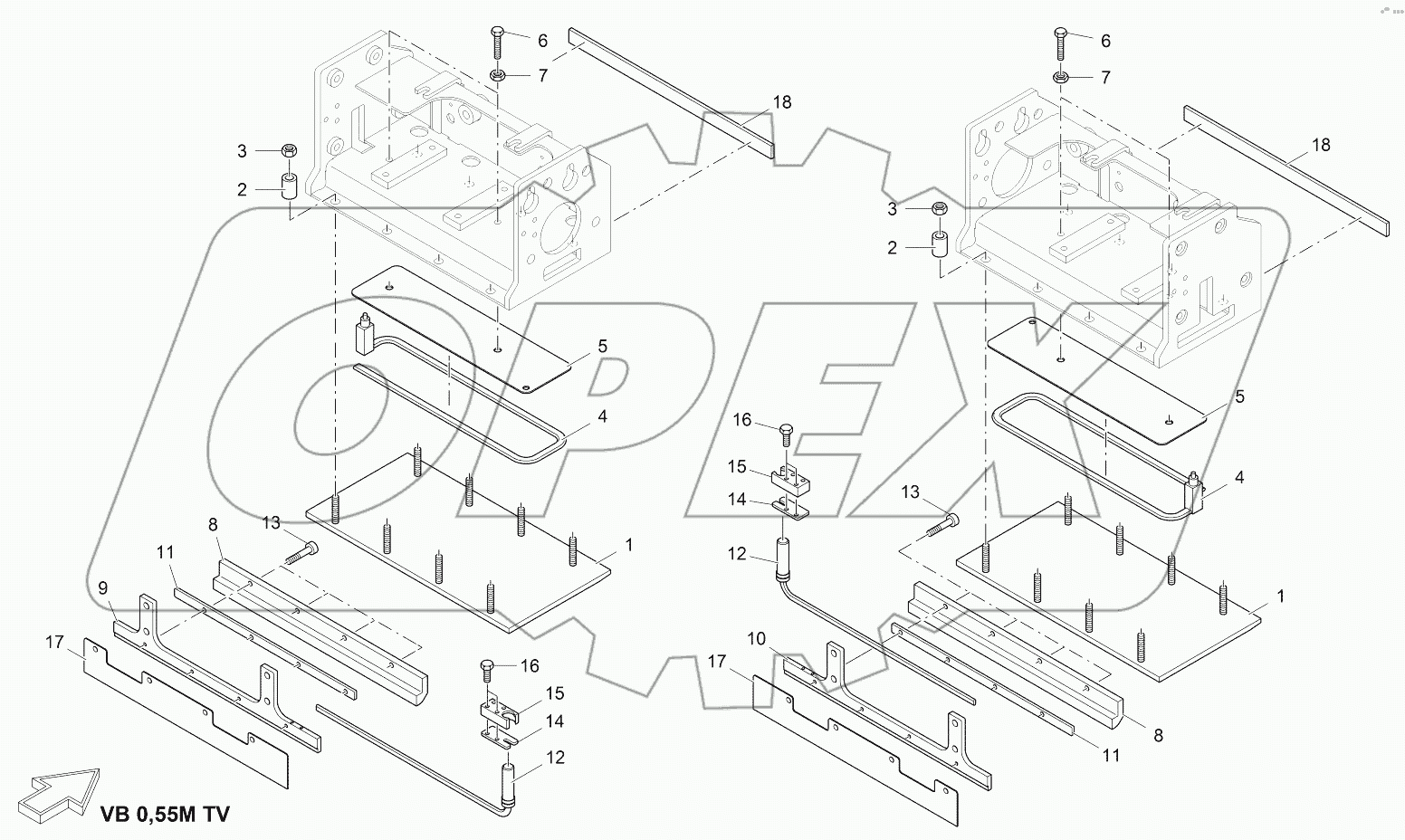  VSS_BOLT-ON EXTENSION 0,55M TV