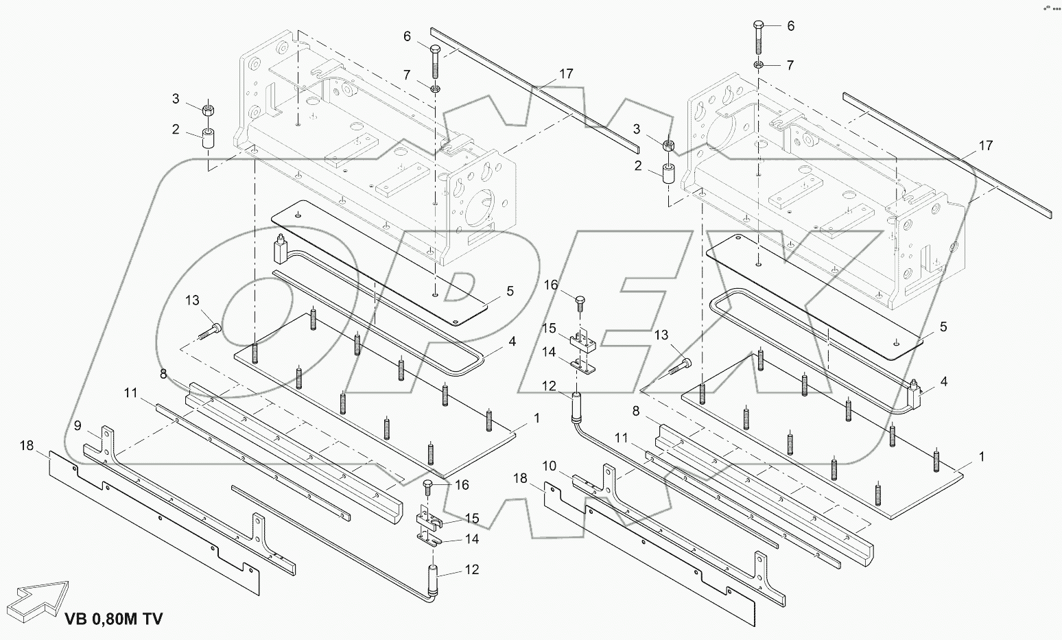  VSS_BOLT-ON EXTENSION 0,80M TV