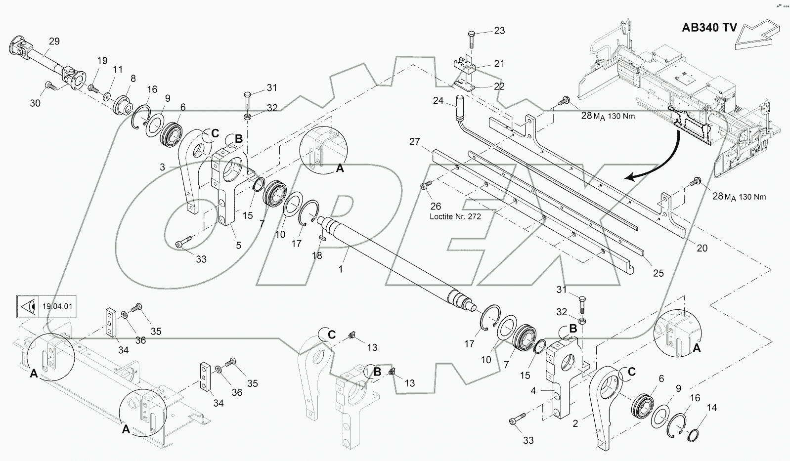  TAMPER: BASIC SCREED, LEFT