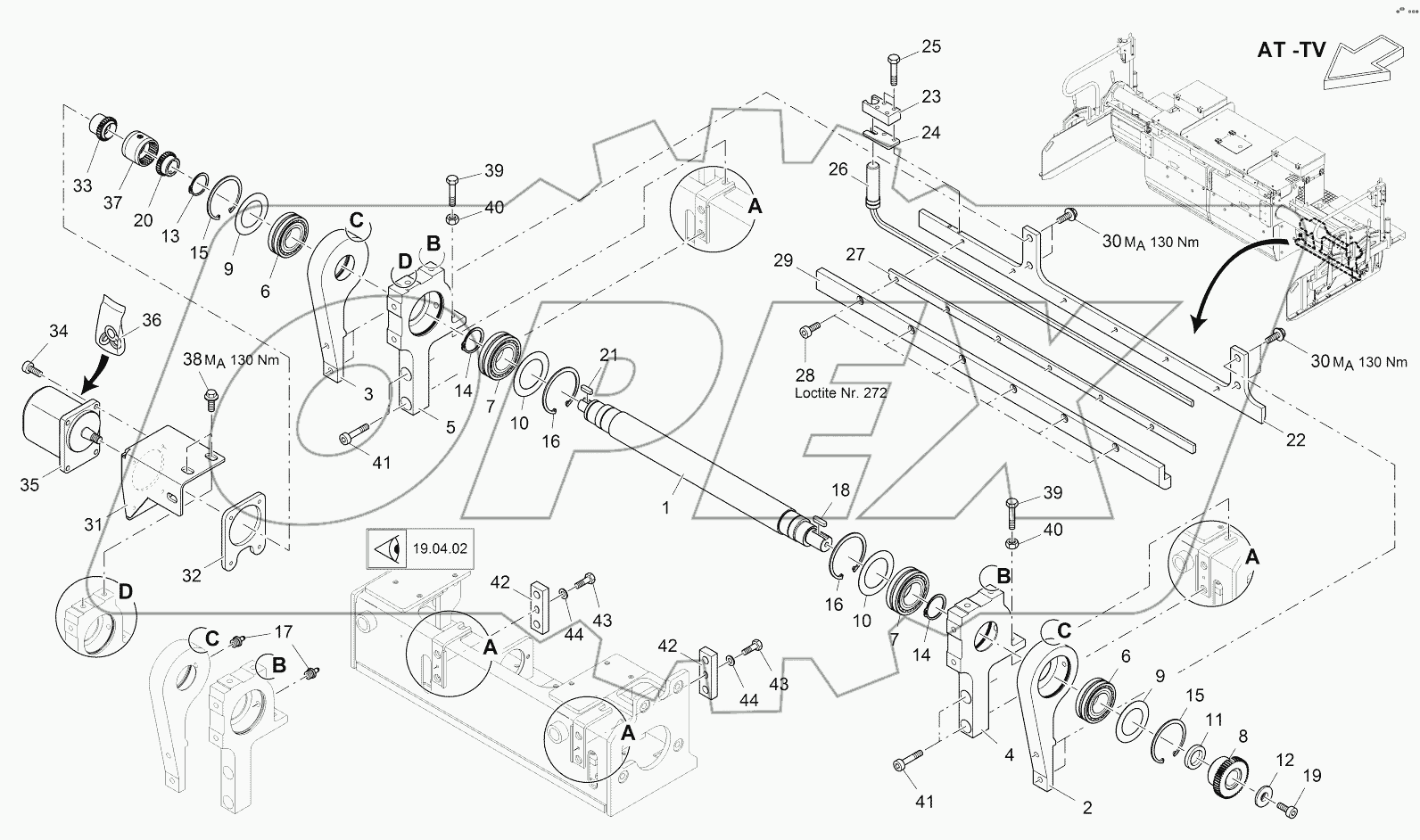  TAMPER: EXTENDING UNIT, LEFT
