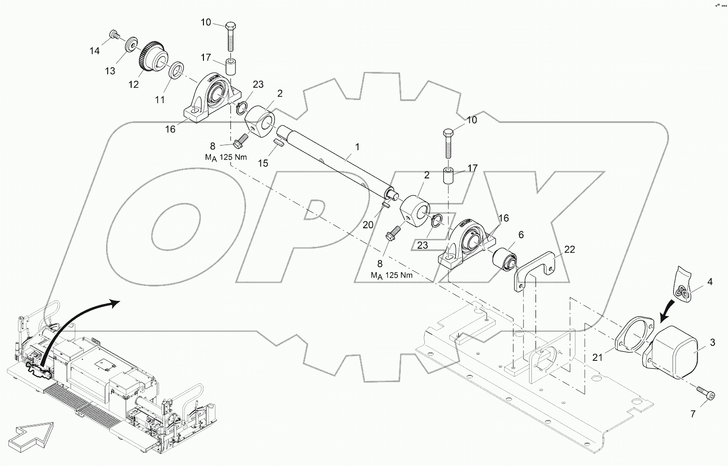  VIBRATORS: EXTENDING UNIT, LH