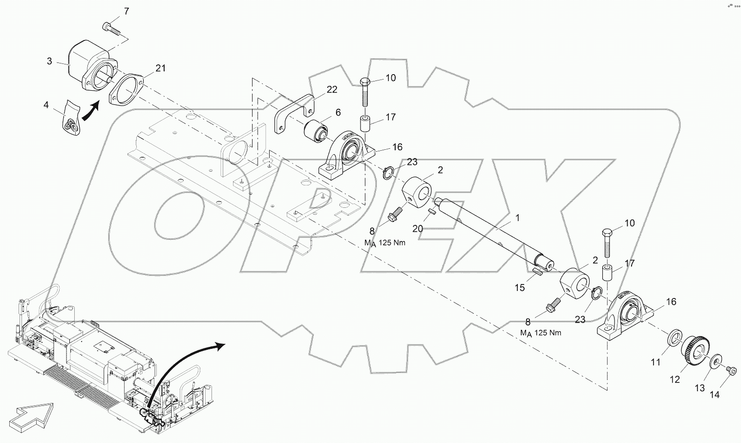  VIBRATORS: EXTENDING UNIT, RH