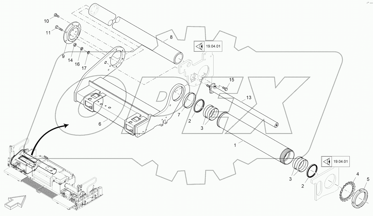  SUSPENSION: EXTENDING UNIT LH