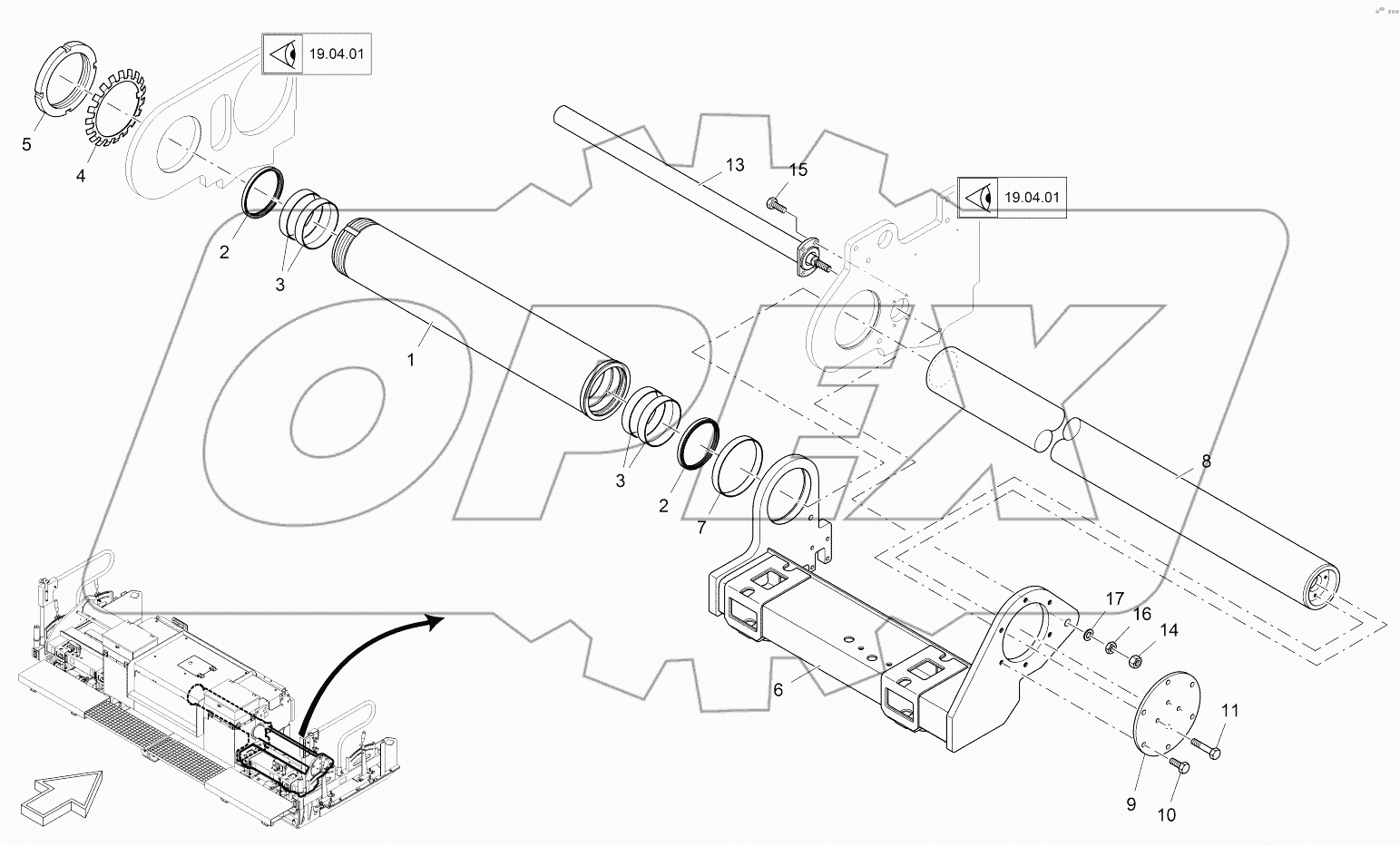  SUSPENSION: EXTENDING UNIT RH