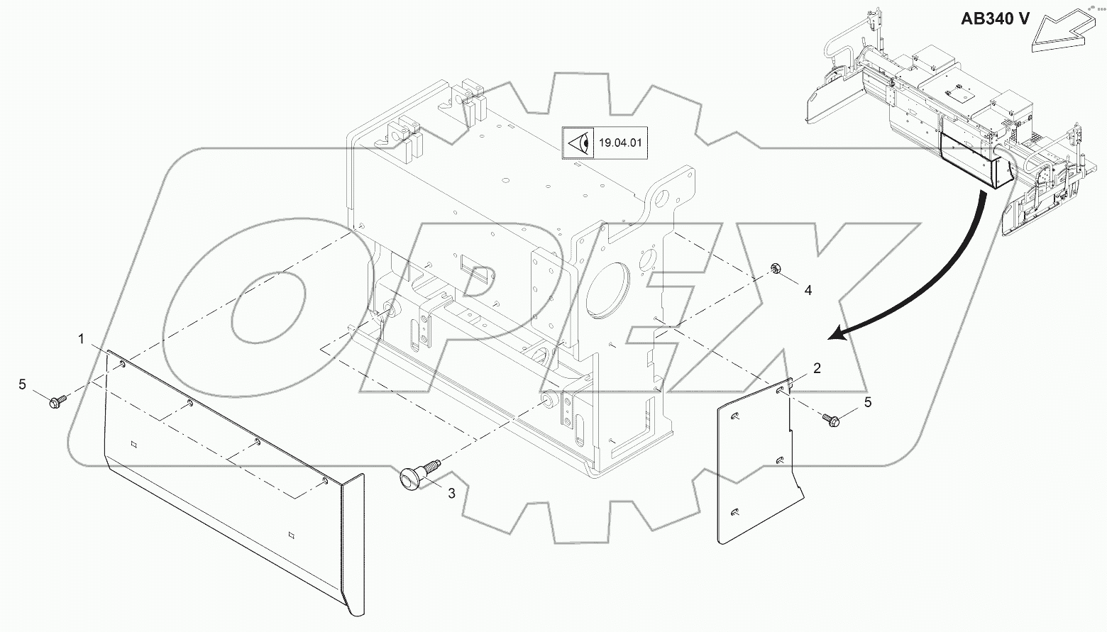  TAMPER SHIELD, BASIC SCREED LE