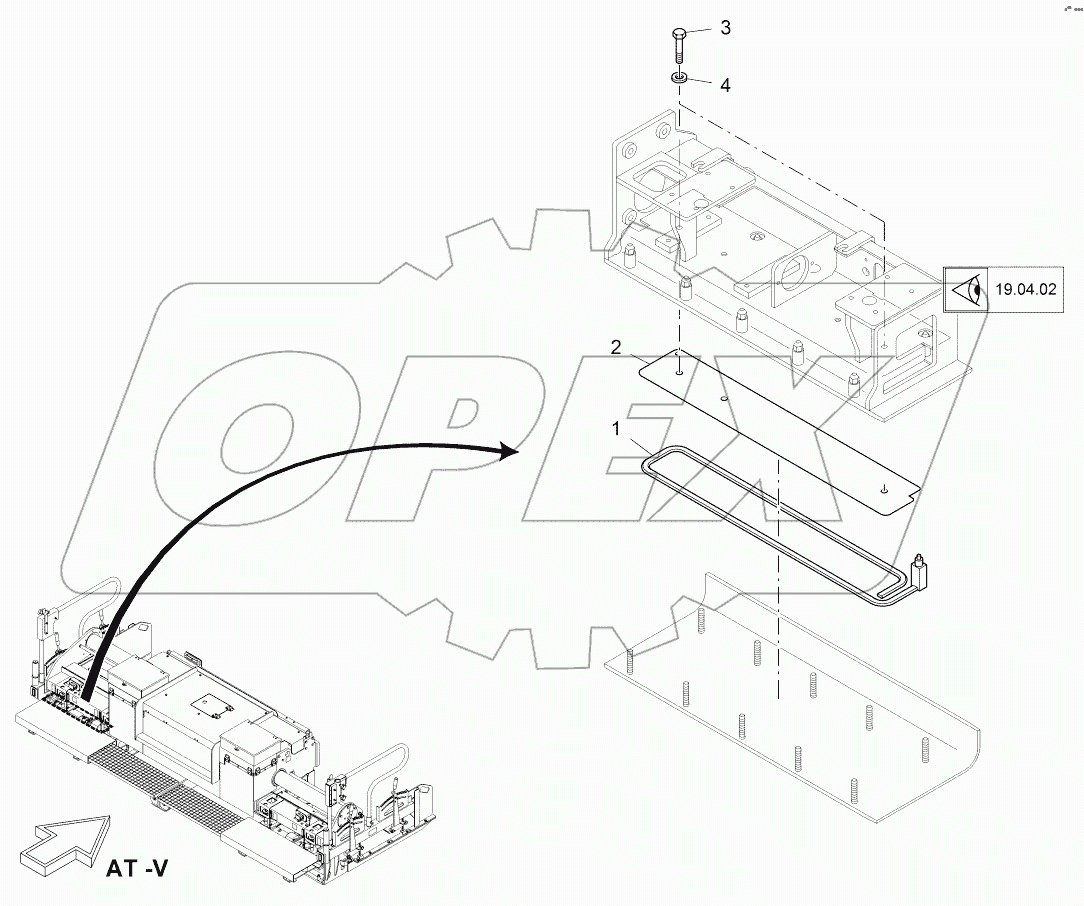  HEATING: SCREED PLATE, LEFT