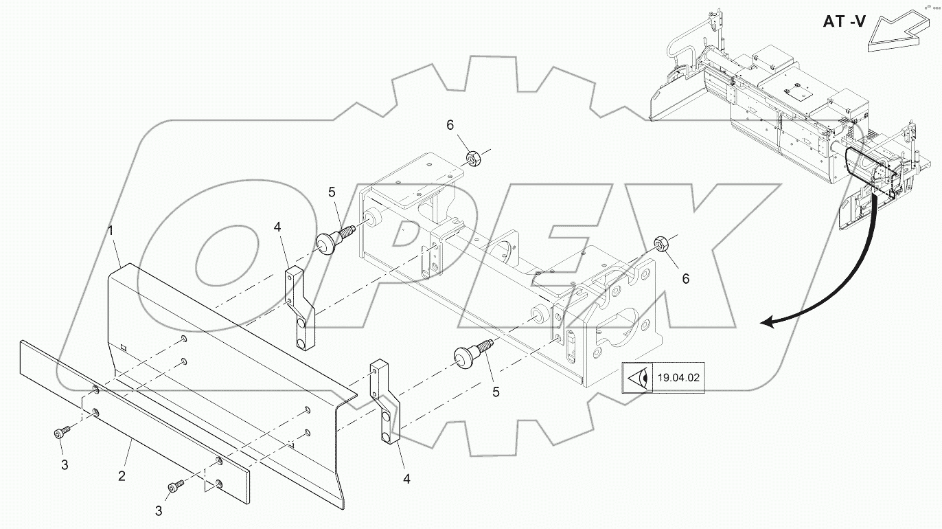  TAMPER SHIELD, EXT. UNIT LEFT