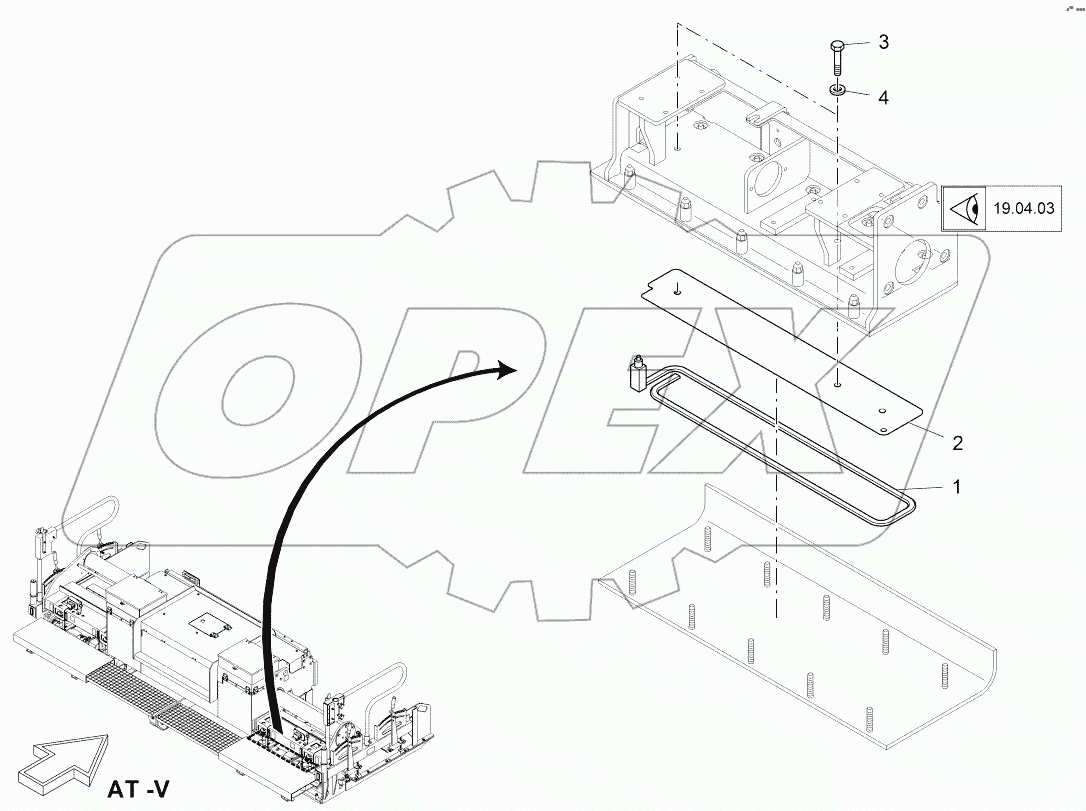  HEATING: SCREED PLATE, RIGHT