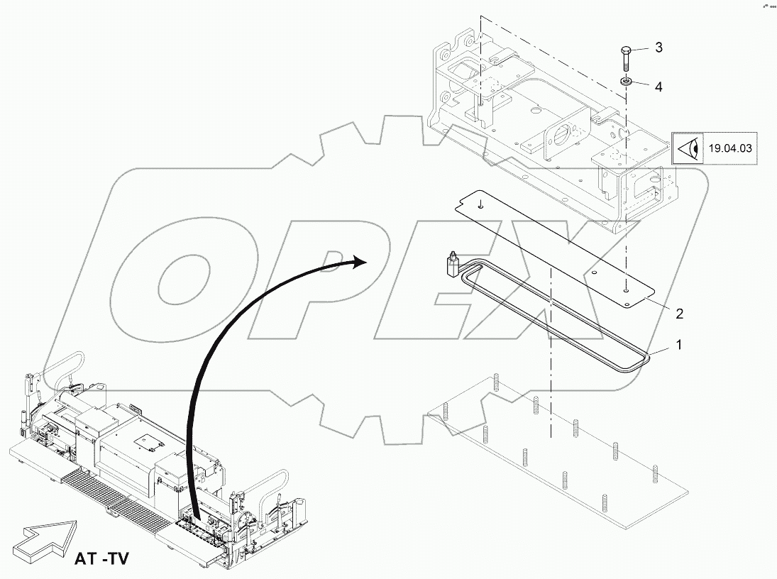  HEATING: SCREED PLATE, RIGHT