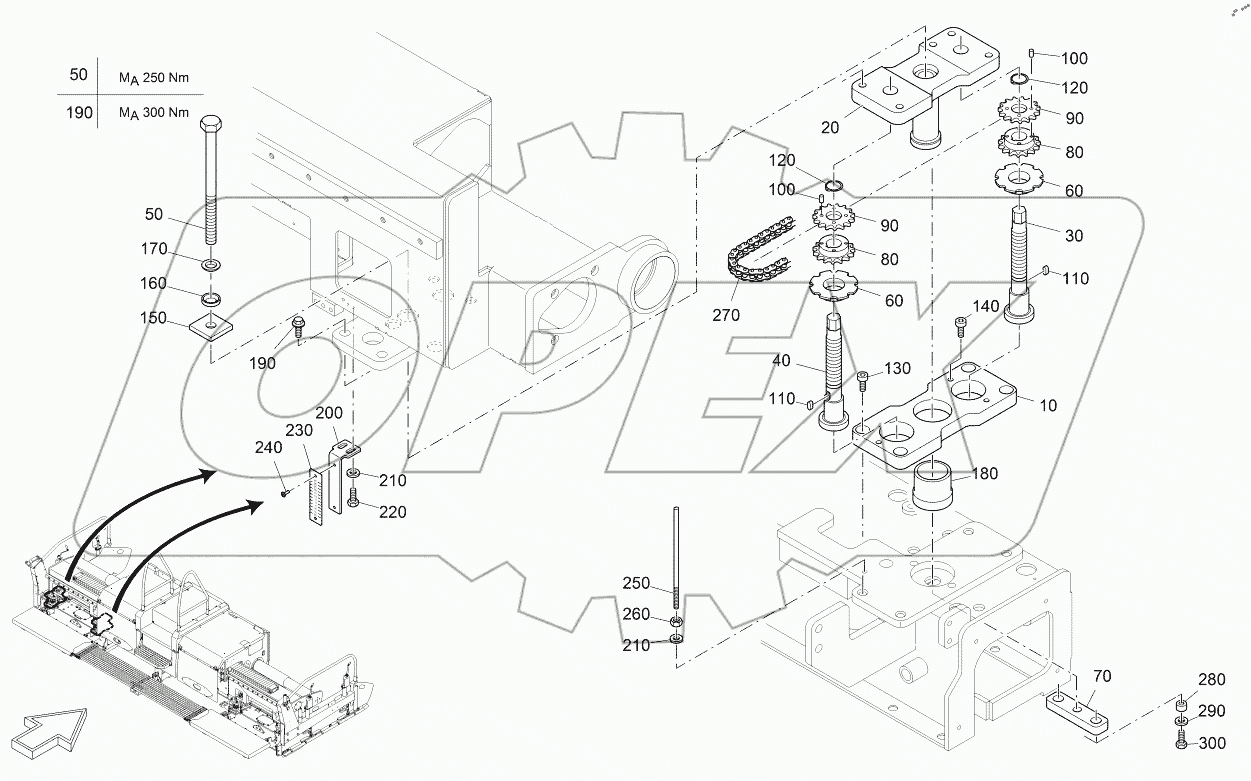  HEIGHT REGULATOR, LEFT