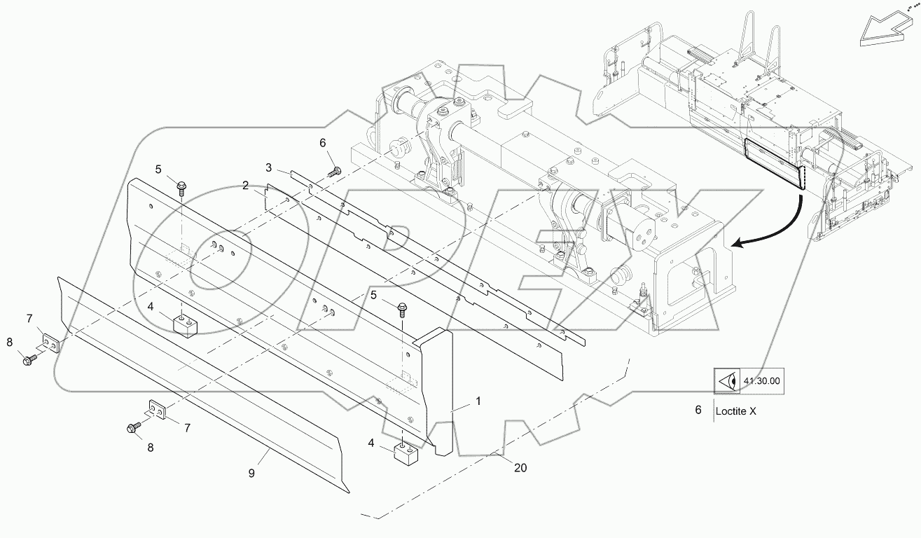  TAMPER SHIELD, BASIC SCREED LE
