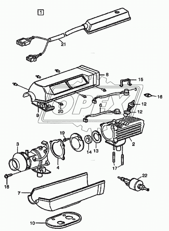 Стояночный отопитель EBERSPECHER D1LCC