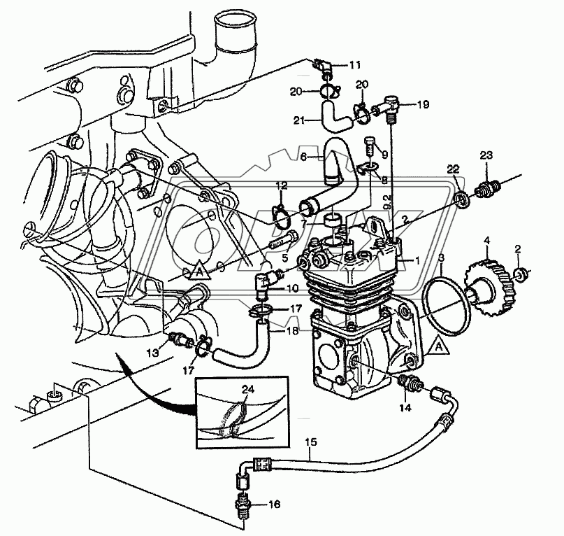 Компрессор 1 СОМР 400 CHID-A538207