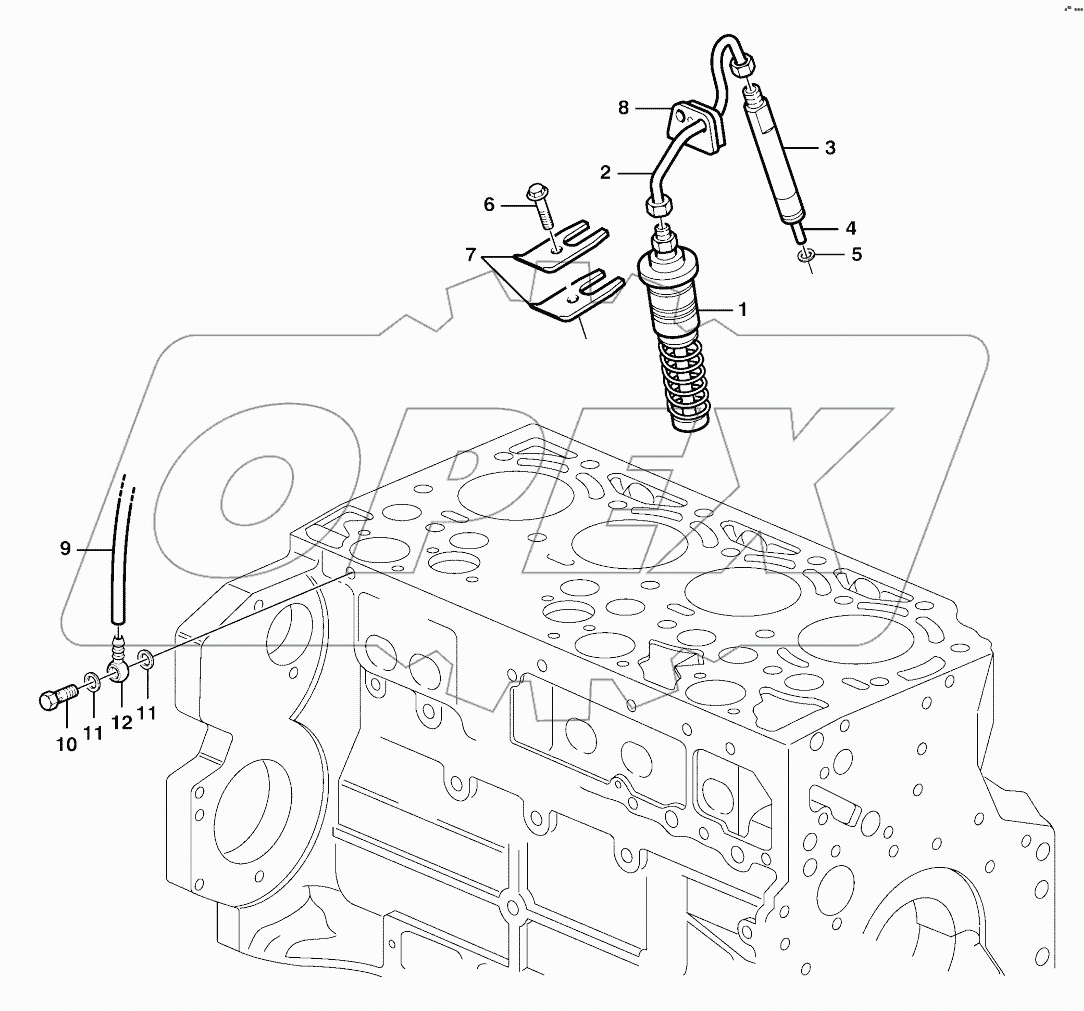  Fuel lines and injectors