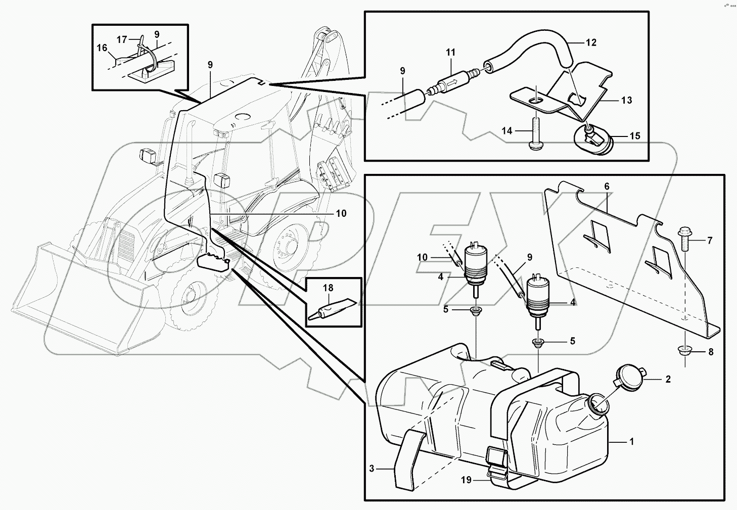  Windshield wiper, front 11298203, 11298204