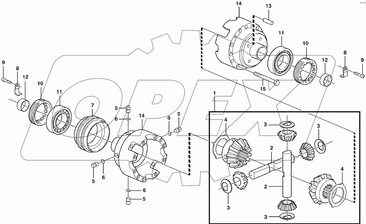  11891270 Differential. Rear
