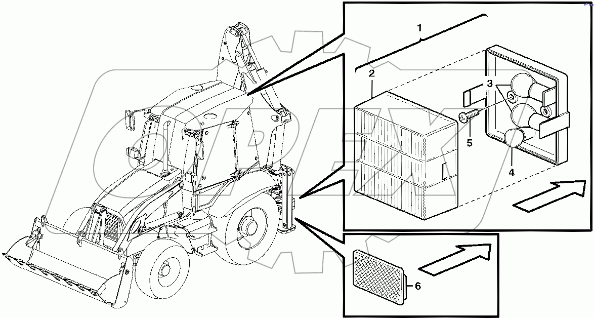  11891002, 11891246, 11891247, 11891248, 11298197 Lighting, rear