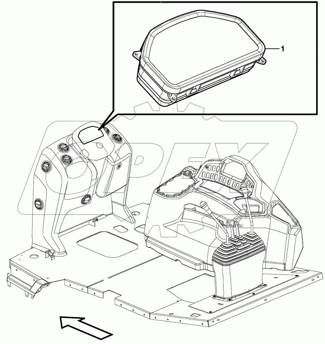  11895358, 11895359 Instrument panel