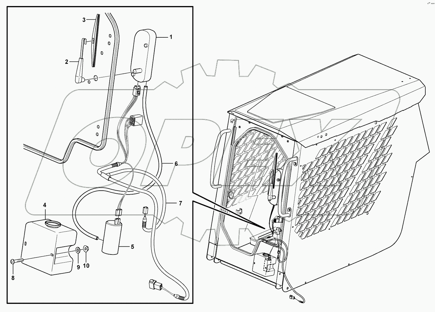  Windshield wiper and washing