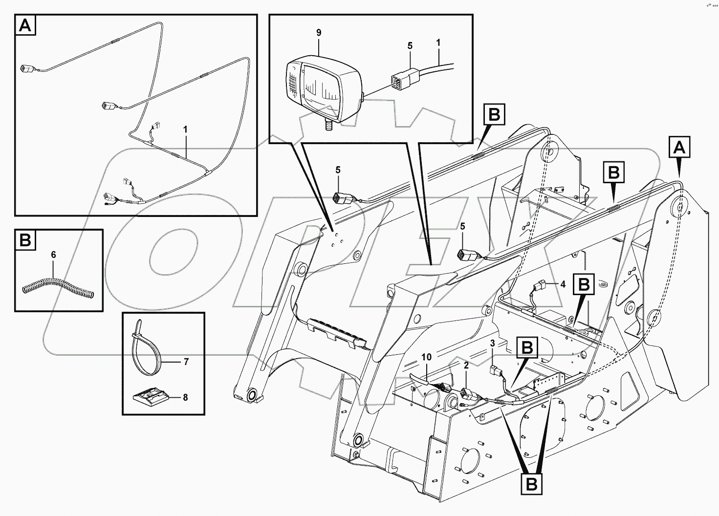  Cabel harness, lighting 11840331, 11840333, 11840335, 11840337