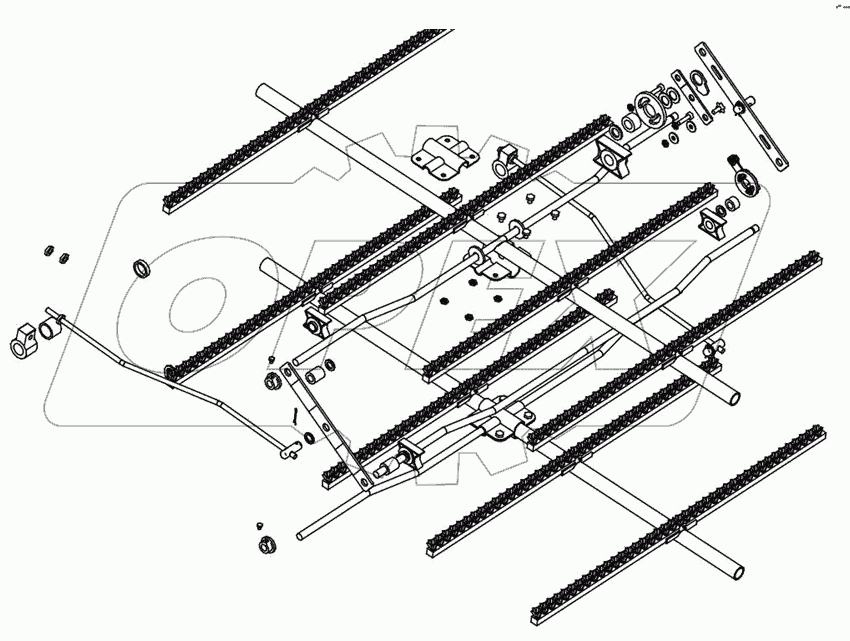 ОВИ 03.150 Механизм очистки решет