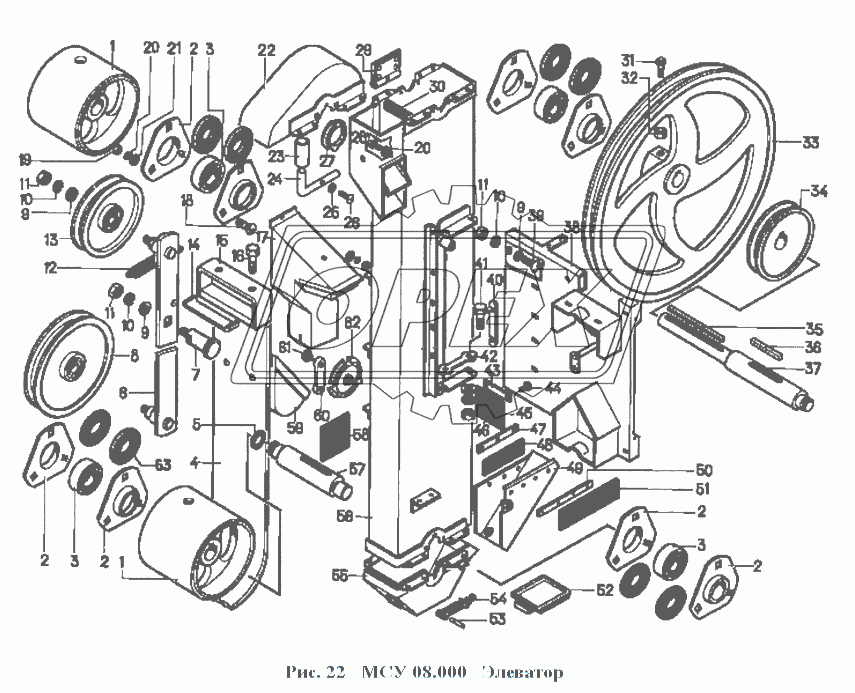 МСУ 08.000 Элеватор