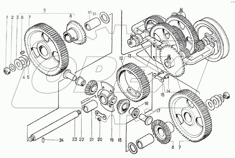 МЕХАНИЗМ САМОПЕРЕДВИЖЕНИЯ ЗП07.000
