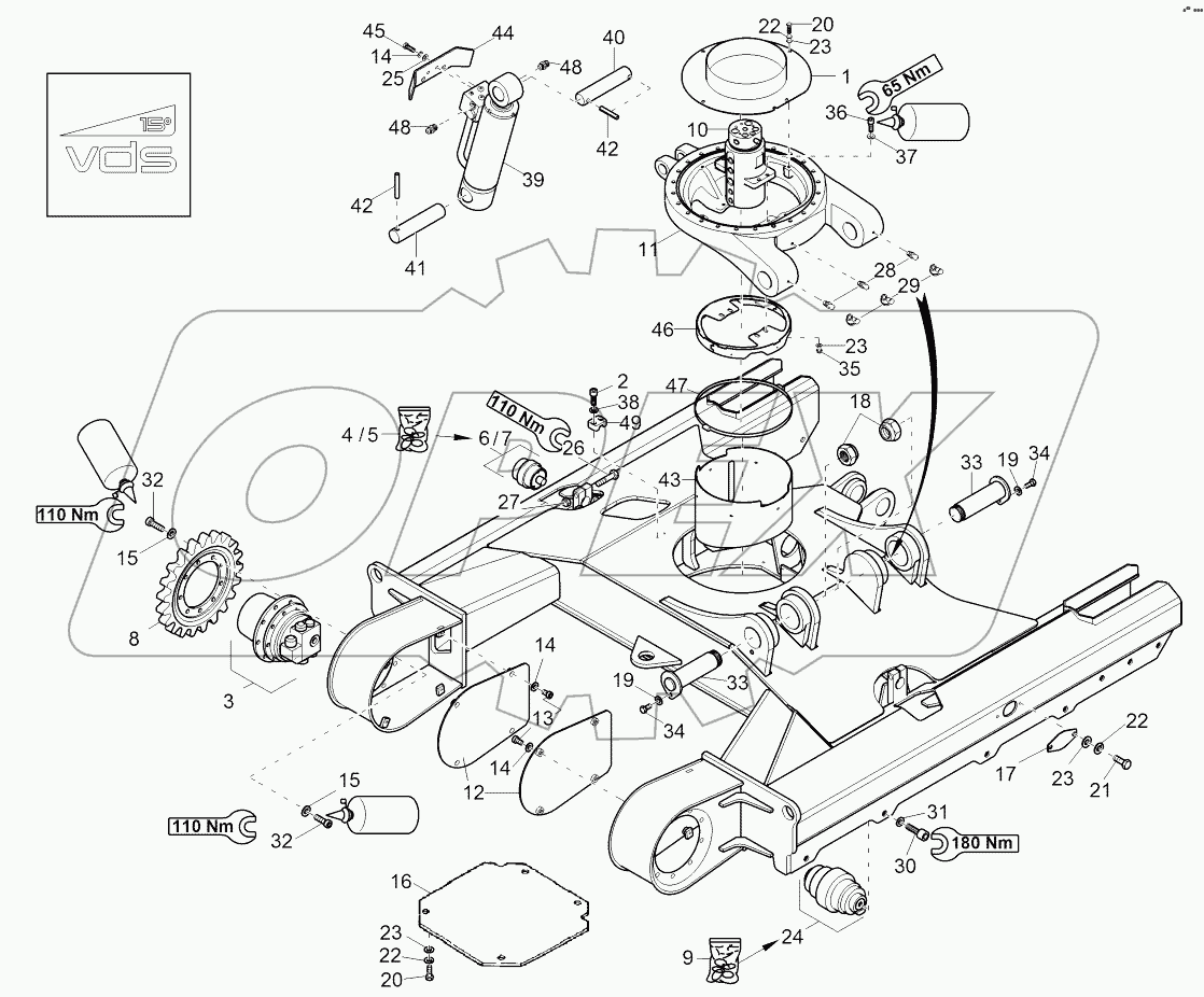  TRACKLAYING GEAR (OPTION) E: AG02695