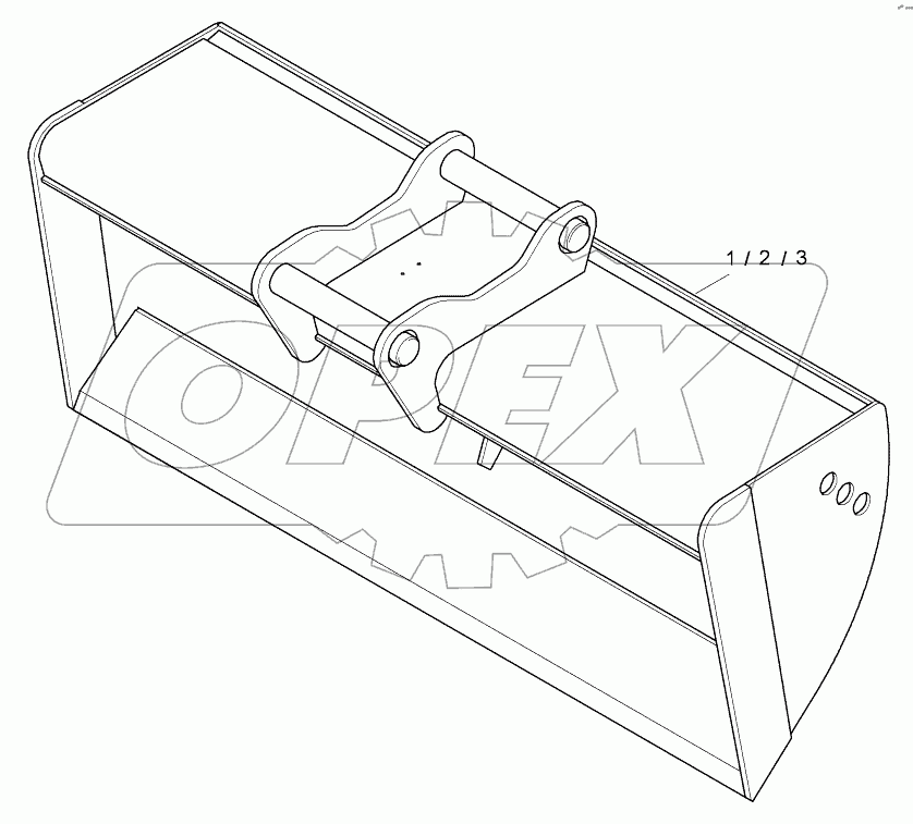  TRENCH BUCKET EASY LOCK SP
